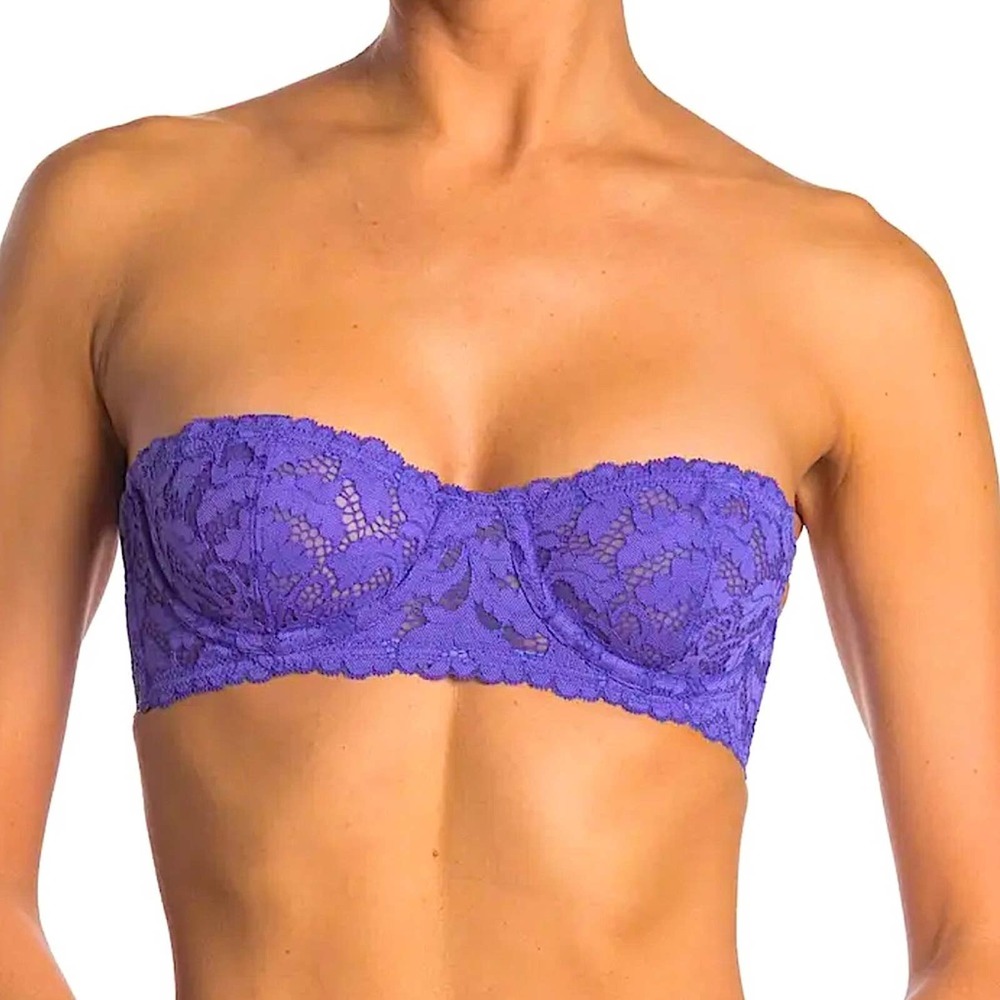 Free People Convertible Lace Bra Periwinkle Purple 36B
